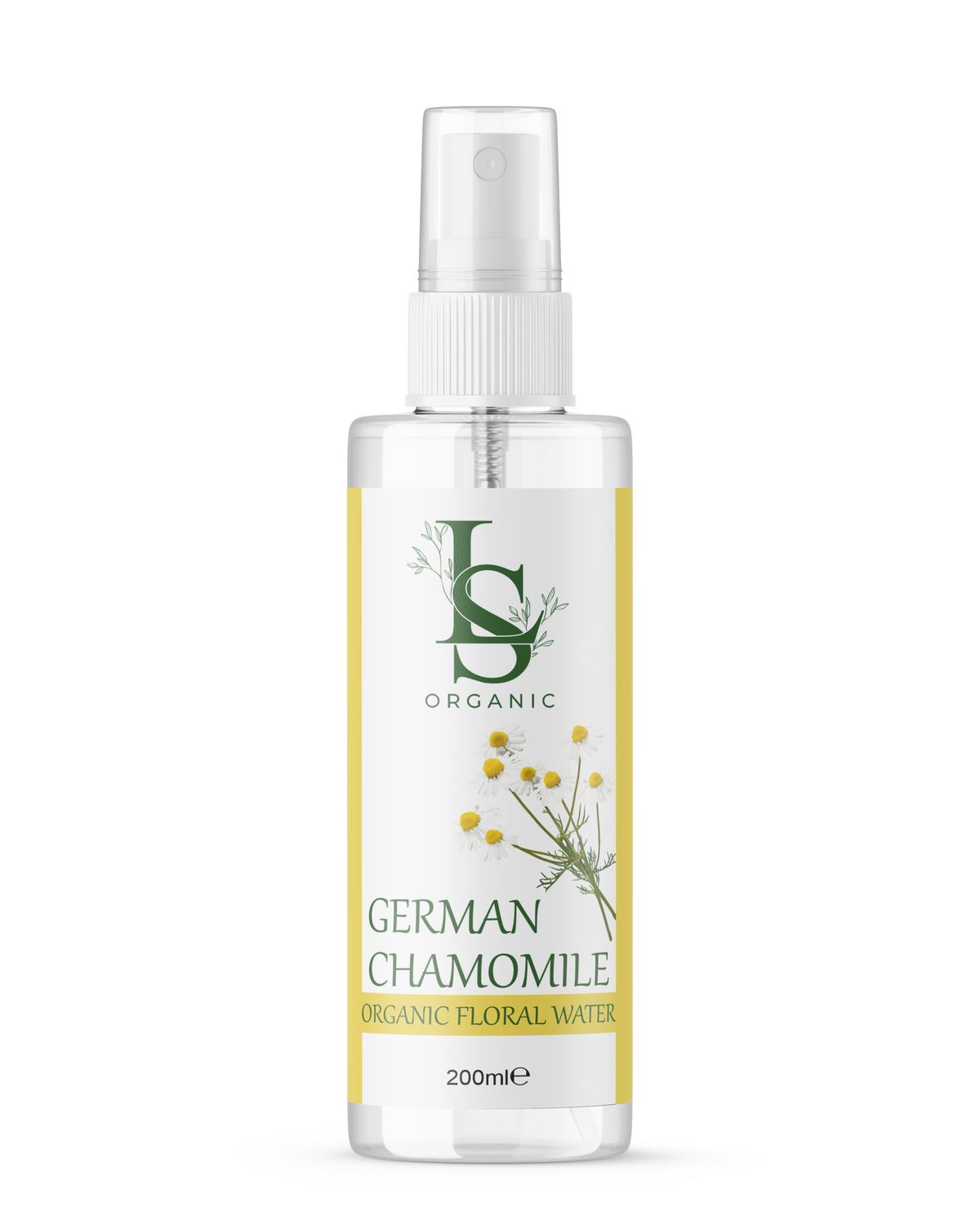 Organic German Chamomile Floral Water (Matricaria chamomilla) 200 ml.
