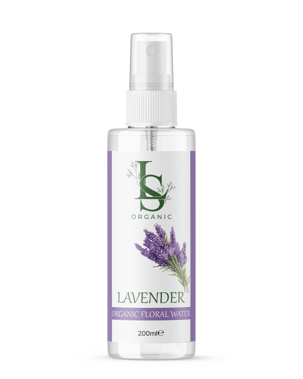Organic Lavender Floral Water (Lavandula angustifolia) 200 ml.