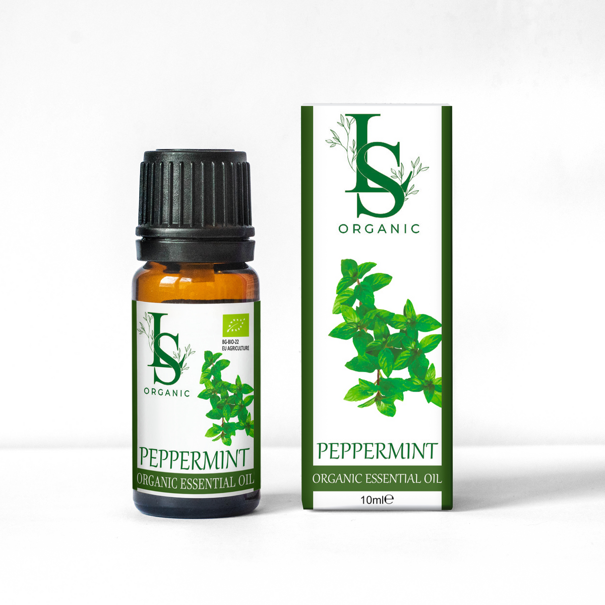 Organic Peppermint Essential Oil | Bulgarian Pure Peppermint Oil (Mentha piperita) 10 ml.