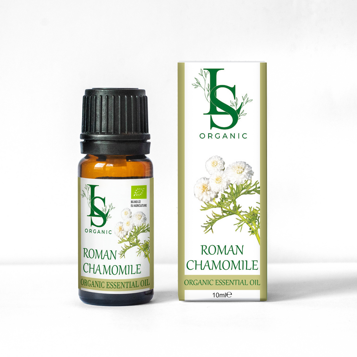 Organic Roman Chamomile Essential Oil | Bulgarian Pure Roman Chamomile Oil (Anthemis nobilis) 10 ml.