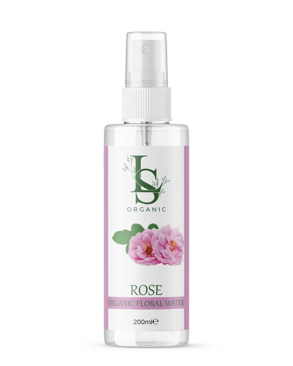 Organic Rose Floral Water (Rosa damascena) 200 ml.