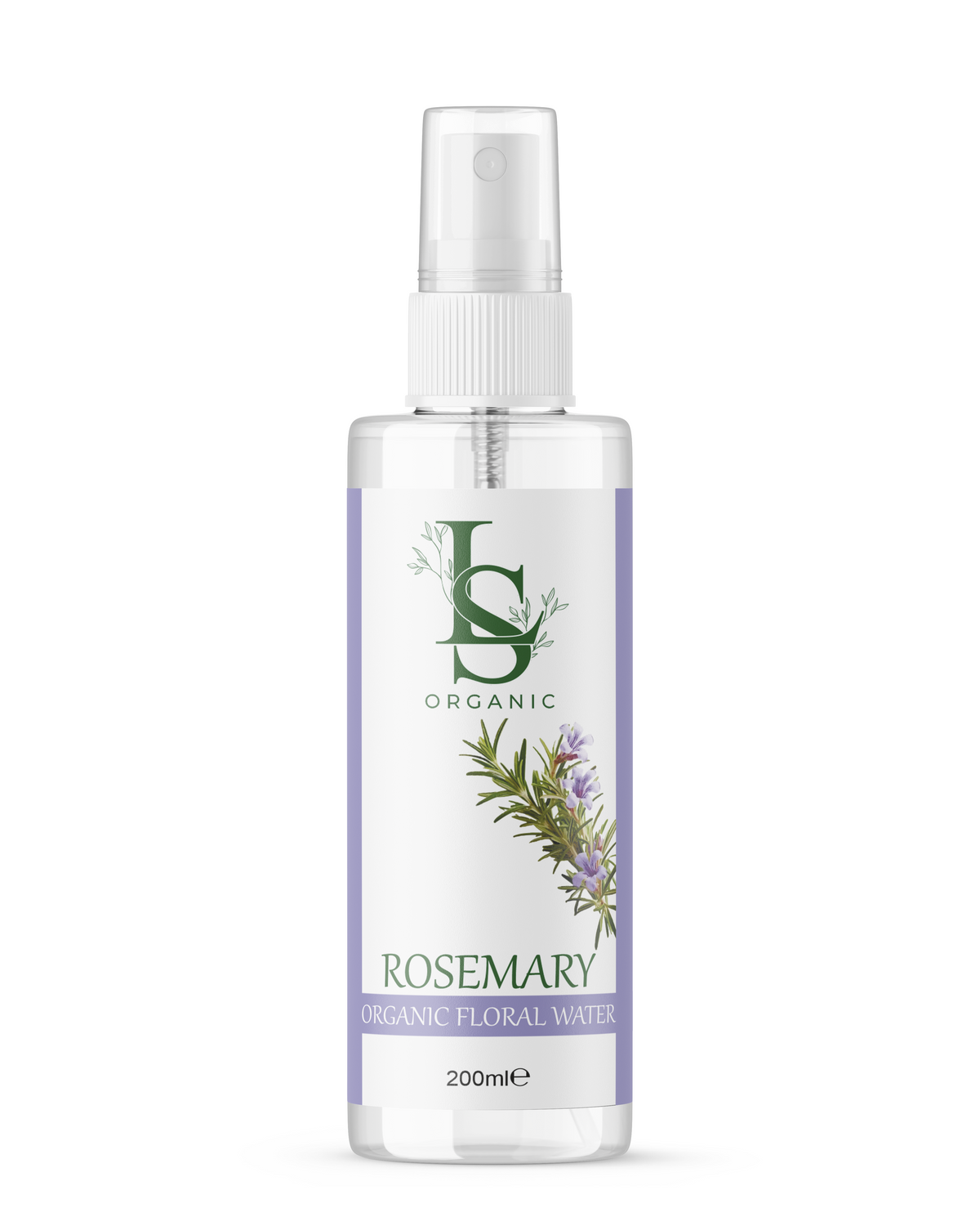 Organic Rosemary Floral Water (Rosmarinus officinalis) 200 ml.
