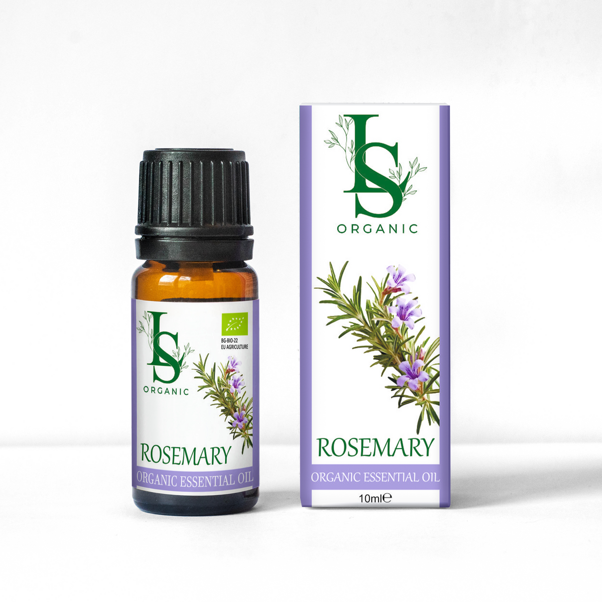 Organic Rosmarinus Essential Oil | Bulgarian Pure Rosmarinus Oil (Rosmarinus officinalis) 10 ml.
